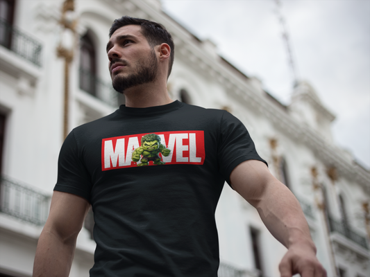 The Paradigm - Marvel Hulk Men's Cotton Regular Fit T-Shirt