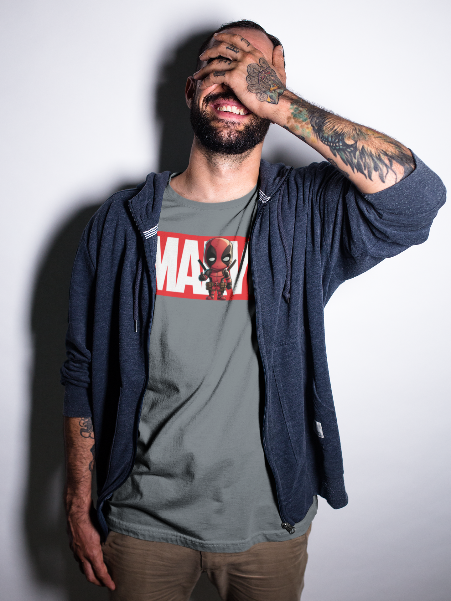 The Paradigm - Marvel Deadpool Men's Cotton Regular Fit T-Shirt