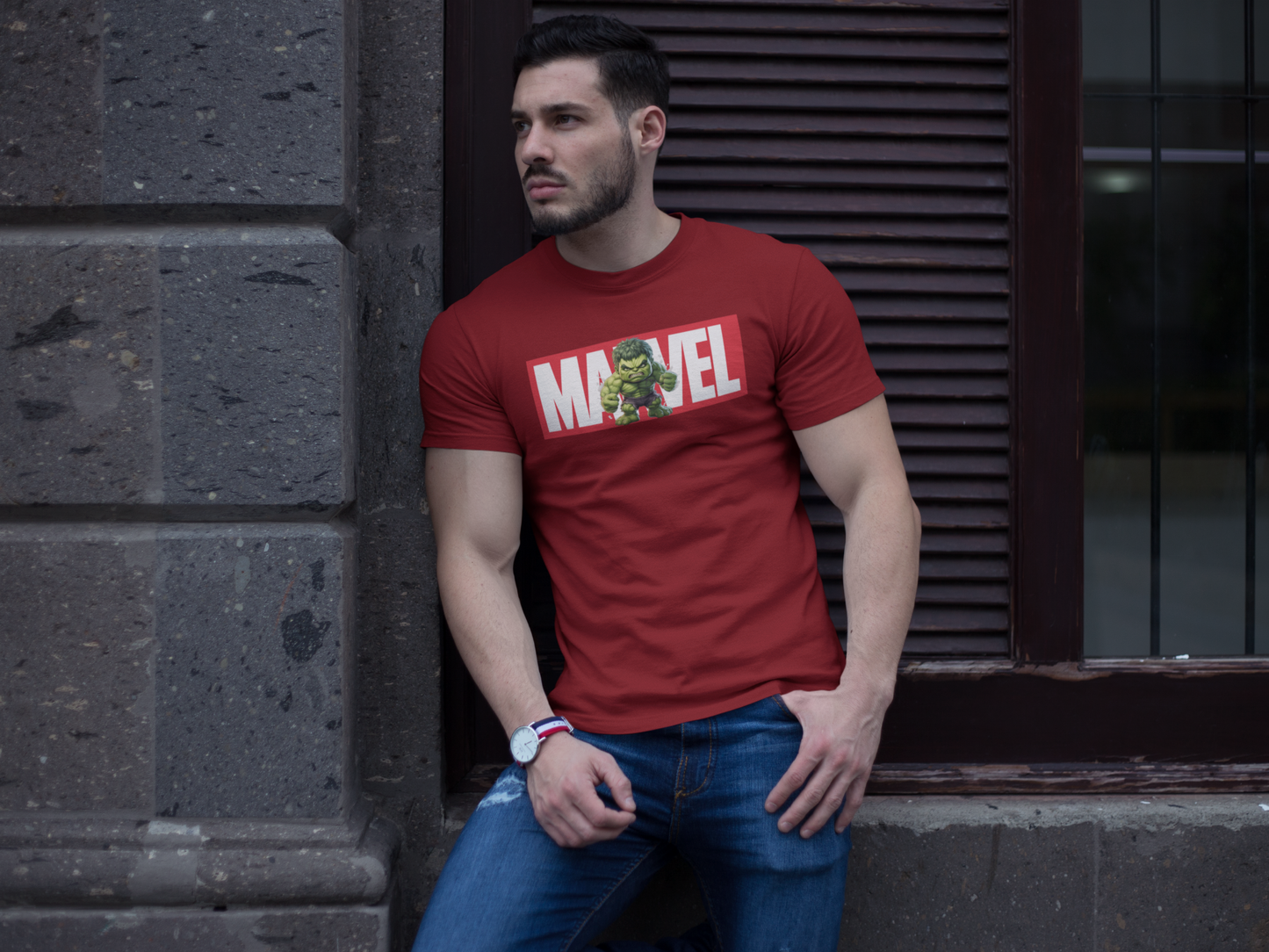 The Paradigm - Marvel Hulk Men's Cotton Regular Fit T-Shirt