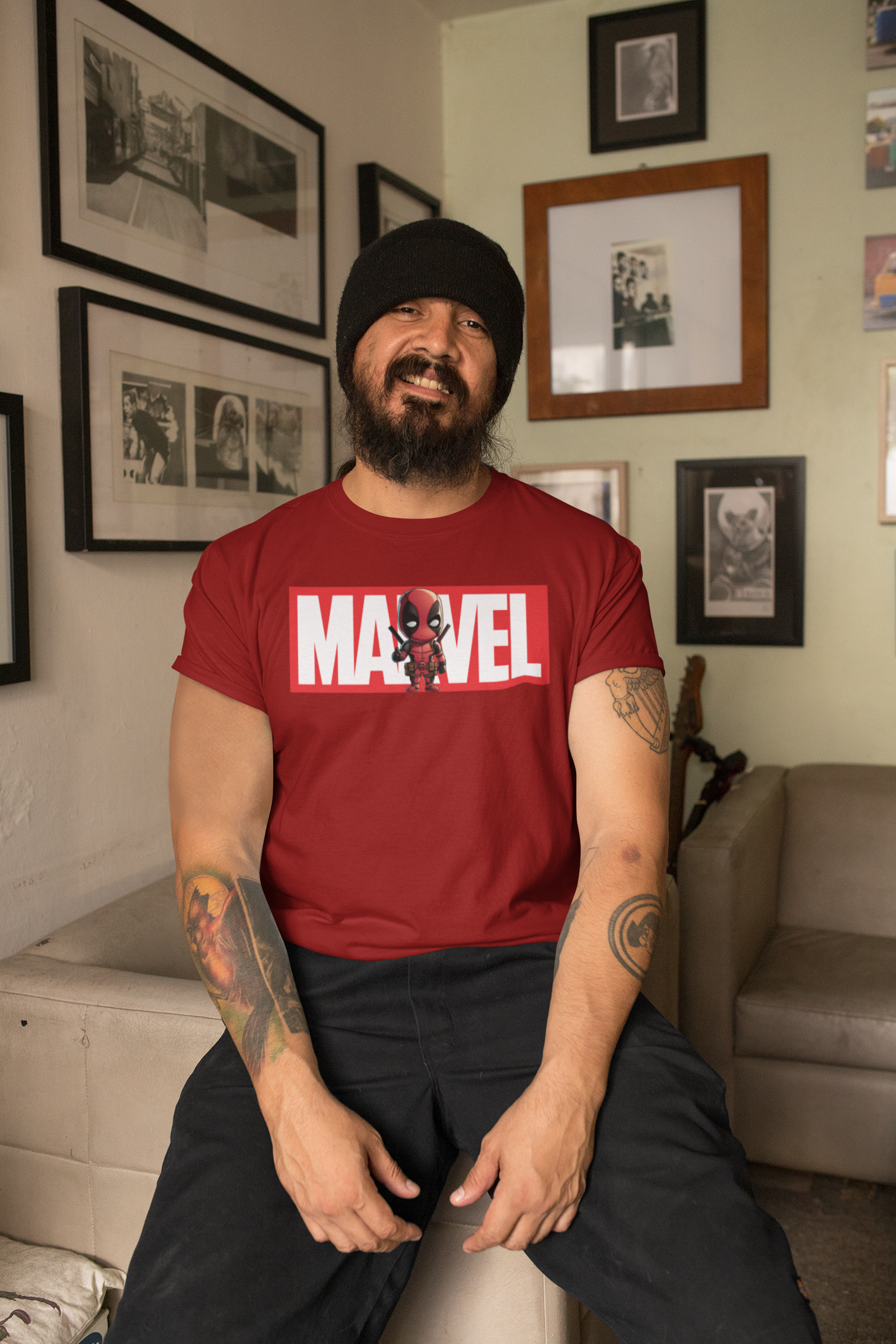 The Paradigm - Marvel Deadpool Men's Cotton Regular Fit T-Shirt