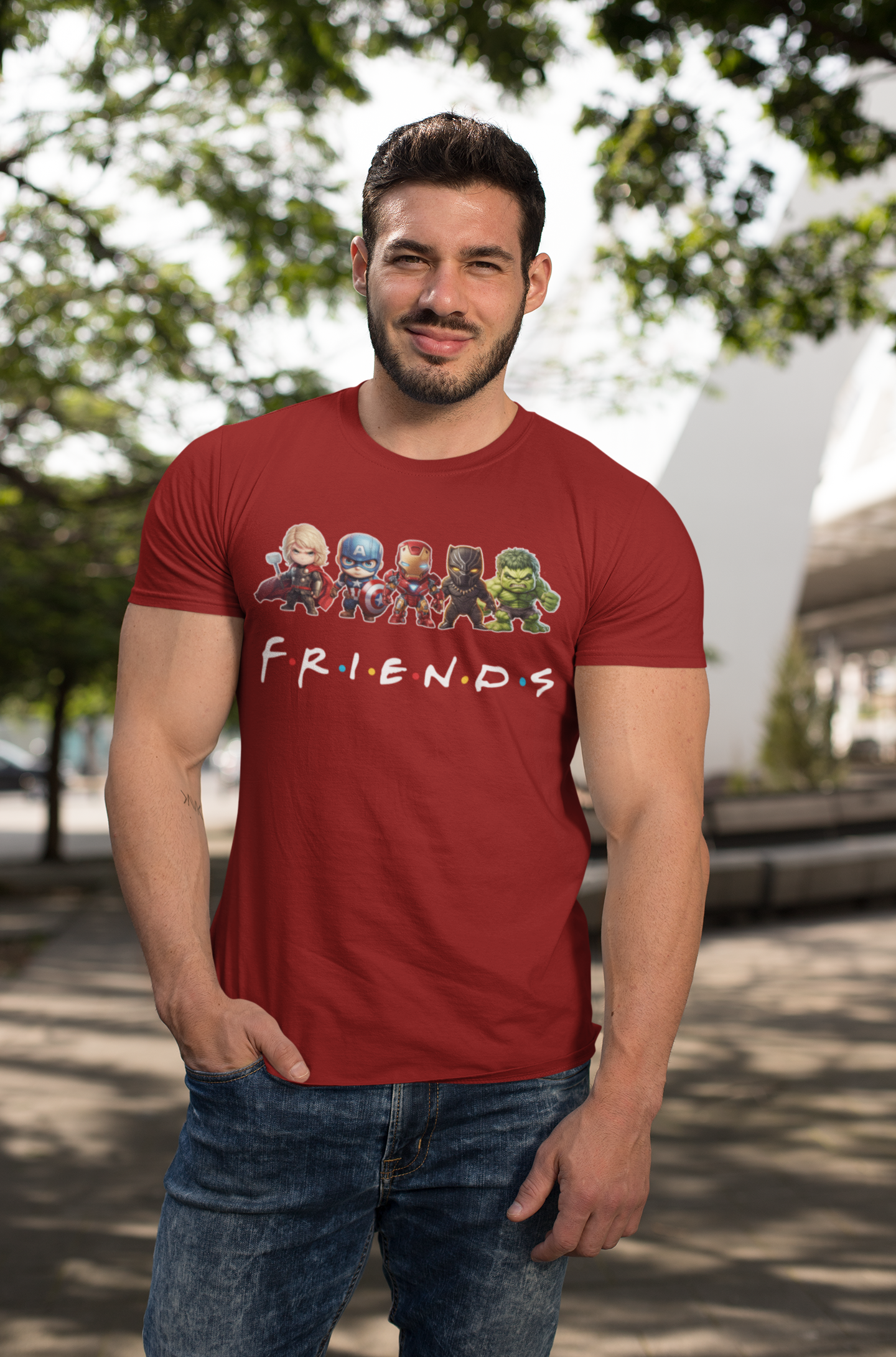 The Paradigm - Marvel Friends Men's Cotton Regular Fit T-Shirt