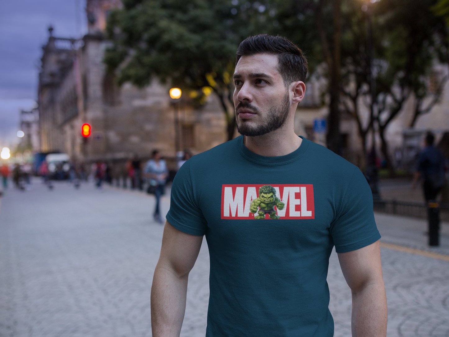 The Paradigm - Marvel Hulk Men's Cotton Regular Fit T-Shirt
