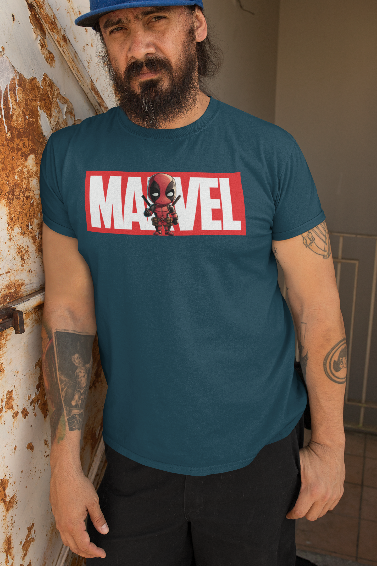 The Paradigm - Marvel Deadpool Men's Cotton Regular Fit T-Shirt