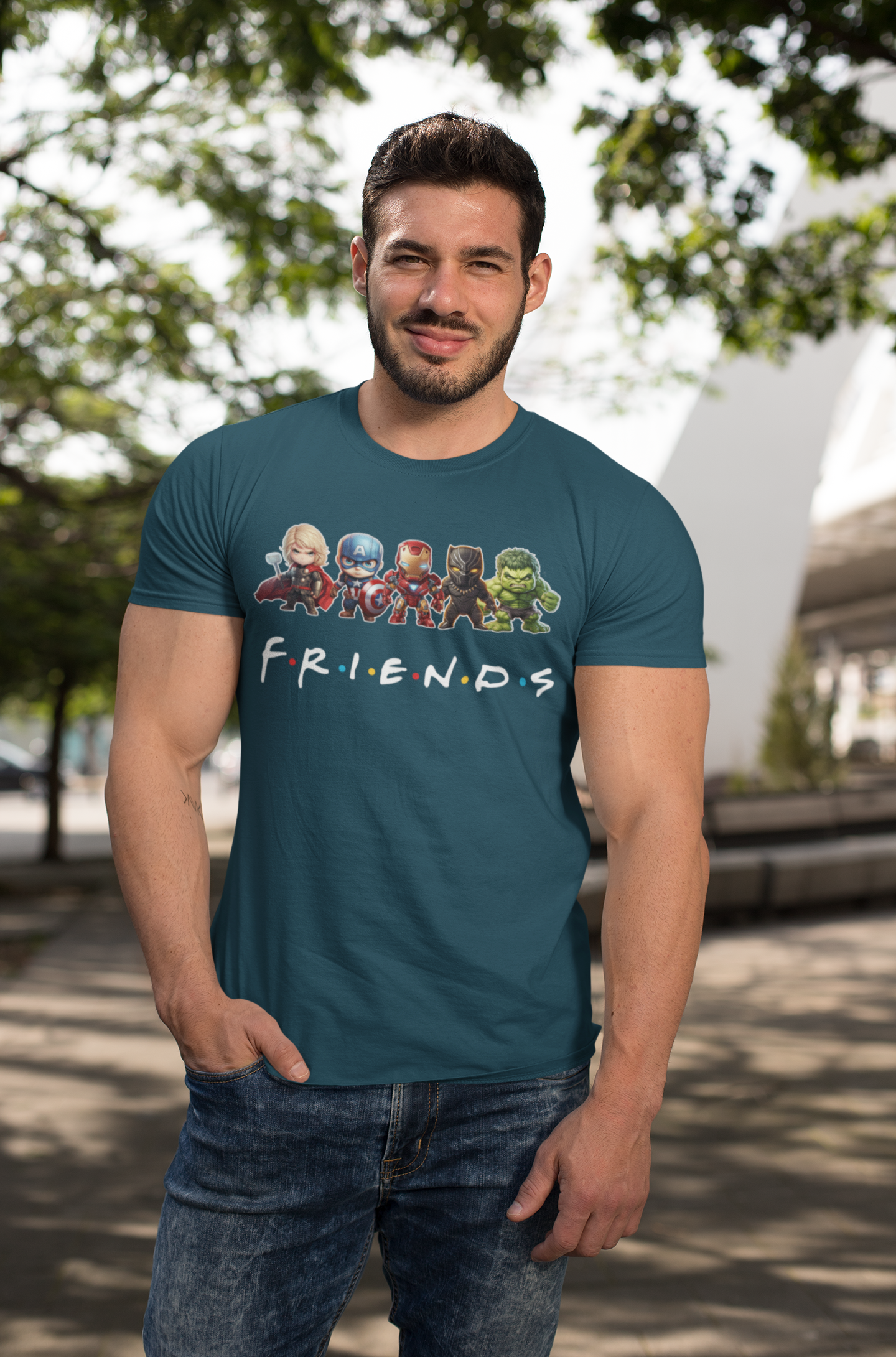 The Paradigm - Marvel Friends Men's Cotton Regular Fit T-Shirt