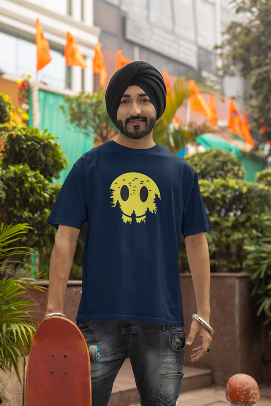 The Paradigm - Urban Style Smiley Face Unisex T-Shirt