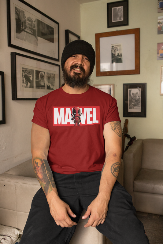 The Paradigm - Marvel Deadpool Men's Cotton Regular Fit T-Shirt