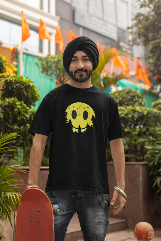 The Paradigm - Urban Style Smiley Face Unisex T-Shirt